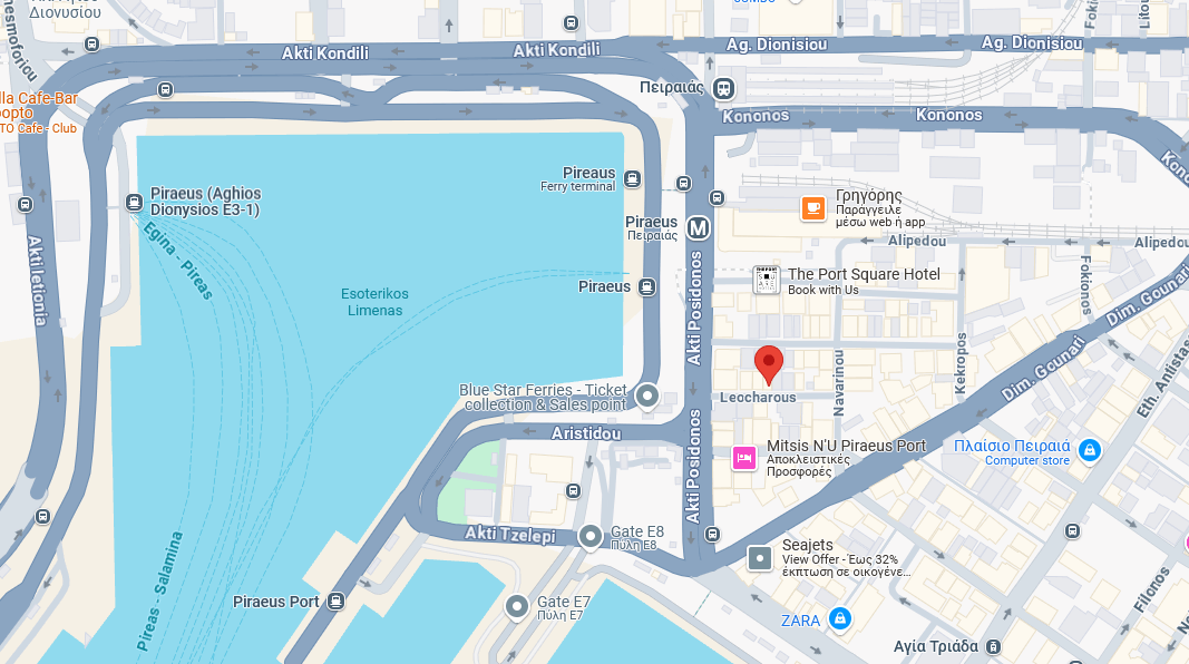 χάρτης Πειραιά